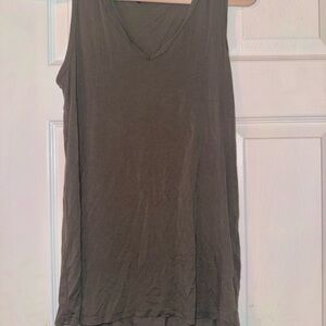 Women's Sleeveless Top in Olive Green